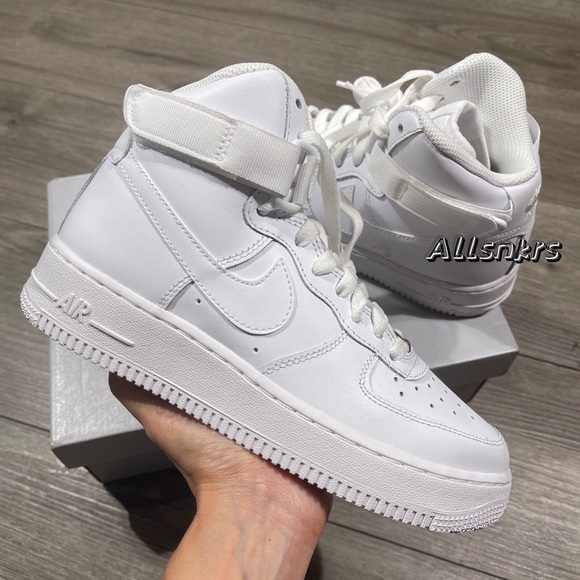 Nike Shoes - Nike Air Force 1 High GS White